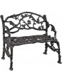 small castiron Vineyards bench repro of an ancient model