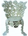 Copy of a rare Scottish armchair - Charles D. Young & c. 1850, Edinburgh - Grape bunches and leaves