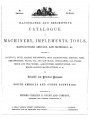 Title page of the original catalog of 1850