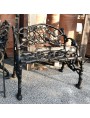 small castiron Vineyards bench repro of an ancient model