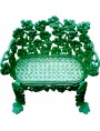 Copy of a rare Scottish bench - Charles D. Young & c. 1850, Edinburgh - Grape bunches and leaves