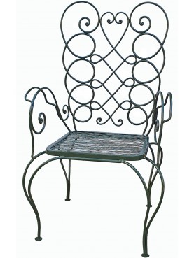 Villa Necchi Campiglio chair forged-iron