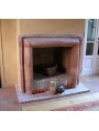 Terracotta Salvator Rosa frame - large size - tuscan fireplace
