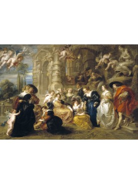 The east garden of love is a painting by the painter Pieter Paul Rubens, made in oil on canvas between 1632 and 1633.