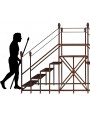 Ladder H max 185 cm, Neanderthal 170 cm
