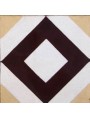 Cement tiles Geometric Pattern Brown Sand White