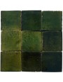 Handmade Moroccan tiles 10x10cm GREEN