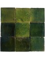 Handmade Moroccan tiles 10x10cm GREEN