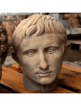 Cesare Ottaviano Augusto busto in terracotta