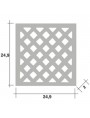Cast iron ventilation grille