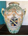 Nineteenth-century Ginori-Conti majolica jar