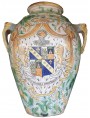 Orcio ottocentesco Ginori-Conti maiolicato