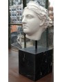 Testa della Diana di Versailles - terracotta bianca