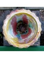 VASO LUCCHESE ottocentesco in terracotta maiolicata di nostra riproduzione