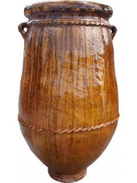 Sahel majolica vases H. 105 cms