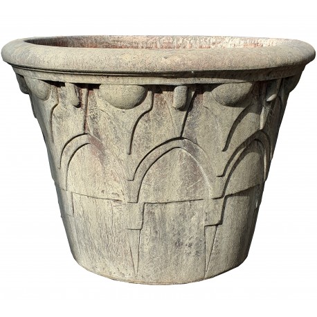 Vaso da Ø76cm terracotta origine Parma antico modello Maria Luigia