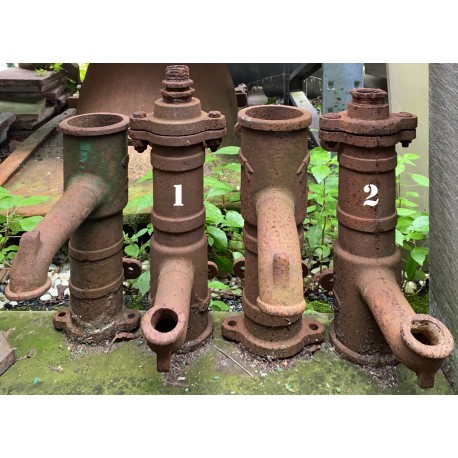 Original cast iron piston fountain