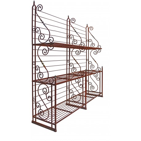 Iron etagere - seen from the left side 
