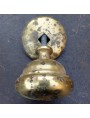 Antique round brass door knob