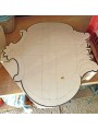 The cardboard has been cut out and positioned, most of the shaping has already been done - side view