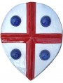 Copy of ancient Tuscan coat of arms quartered shield four balls