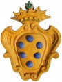 Medici's majolica coat of arms - Delle Robbia
