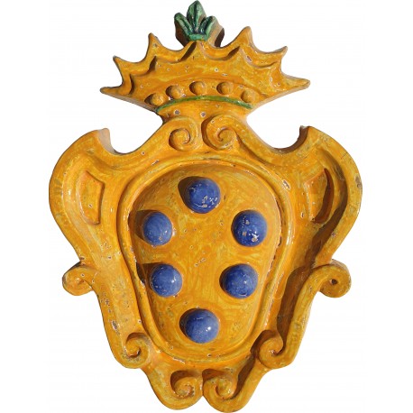 Medici's majolica coat of arms - Delle Robbia