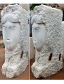 Copia di una testa in marmo di Amedeo Modigliani