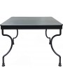 Tavolo quadrato minimalista in ferro 100 x 100 CM