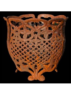 Cast iron cachepot