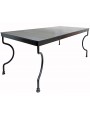 Minimalist steel table