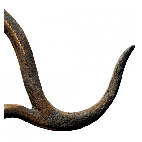 gancio da macellaio in bronzo