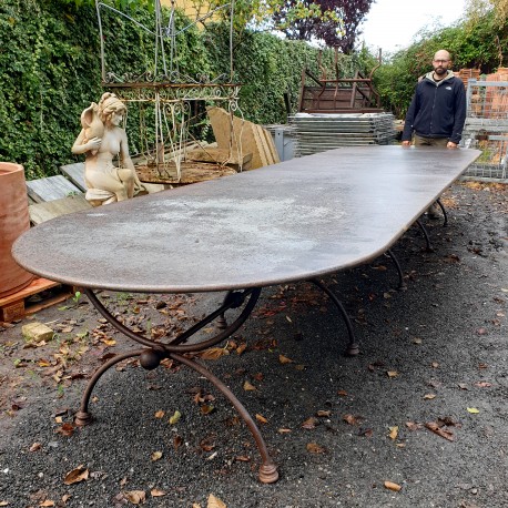 Large wrought iron table 