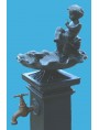 Fontanelle with birdbath - milan fountain cast-iron