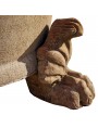 Medium terracotta foot support for vases