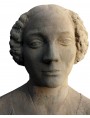La Dama col Mazzolino del Verrocchio copia in terracotta