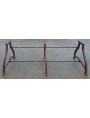 Antique 252 cm cast iron base for table up to 3 m long