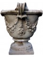 Concrete sandstone vase