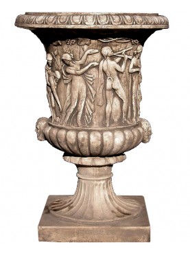 Concrete Nerone vase H.95cms