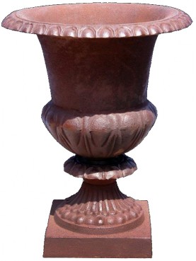 Medici cast iron vase from the mid-1900s
