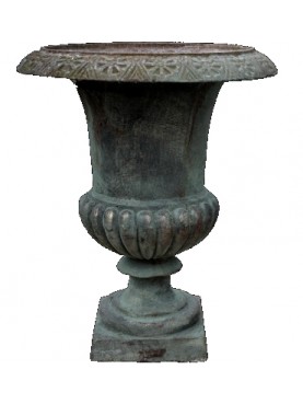 french Cast iron vase