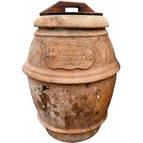 Orcio da olio senese H.cm antico in terracotta BENOCCI