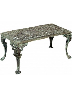 rectangular Low cast iron table 