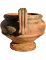 antique original Cachepot in terracotta from Lucca
