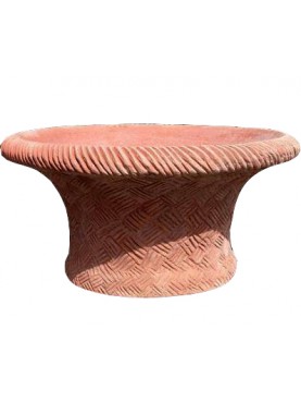 Terracotta basket from Impruneta