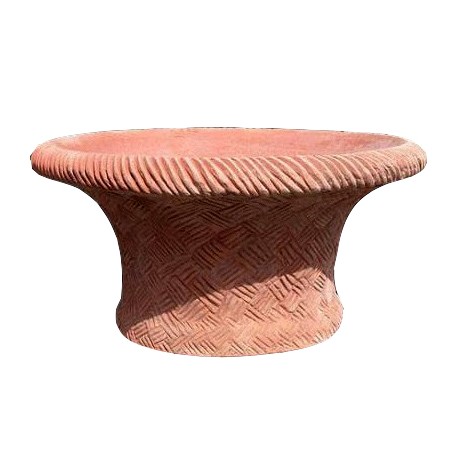 Terracotta basket from Impruneta