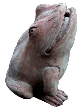 Terracotta frog