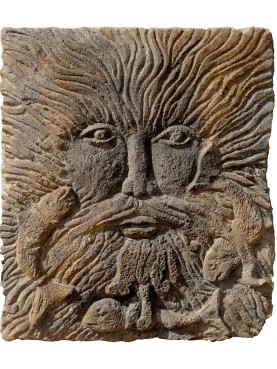 Nettuno Big stone mask limestone