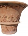 adorned tuscan vase from the ancient Ricceri manufacture