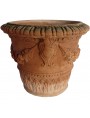 adorned tuscan small vase from the ancient Ricceri manufacture